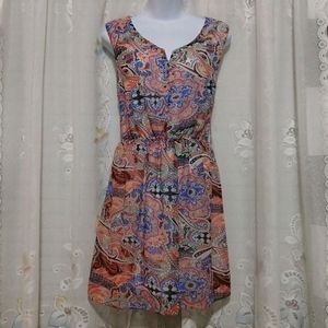 Charlotte Russe Paisley Print Floral Dress